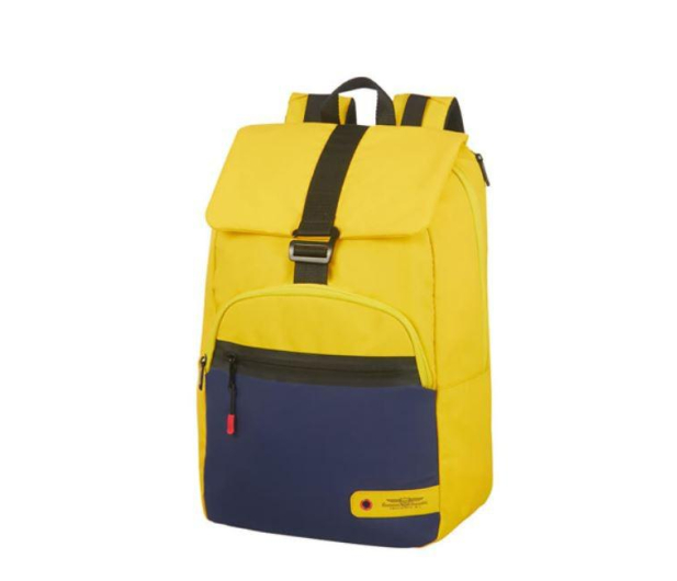 American Tourister City Aim 15.6" niebieski/żółty - 738170 - zdjęcie 6